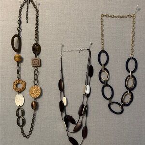 Multi-Color Necklace Set - costume jewelry